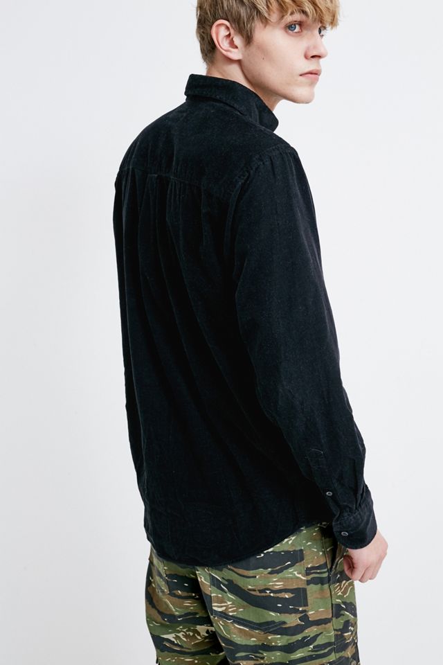 Urban Renewal Vintage – Cordhemd in Schwarz #4