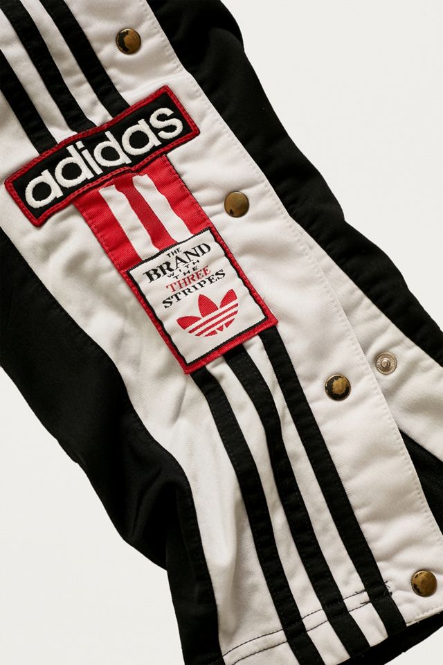 Urban Renewal Vintage One-of-a-Kind - Pantalon de survêtement adidas noir à boutons-pression #2