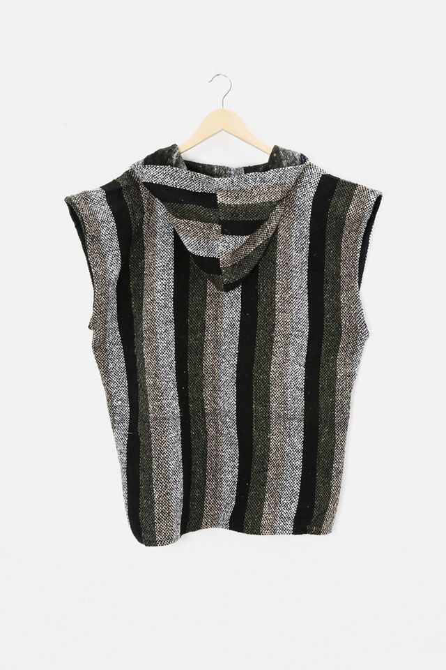 Urban Renewal Remade From Vintage Dark Sleeveless Baja Hoodie #3