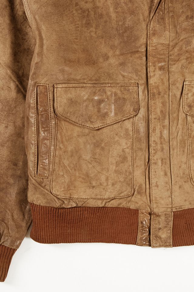 Urban Renewal Vintage Brown Aviator Jacket #1