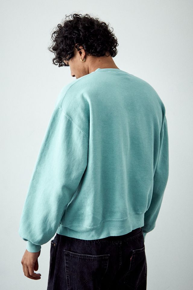 Urban Renewal Aus Vintage Überarbeitetes Sweatshirt mit Blauem Farbton und Grafik #4