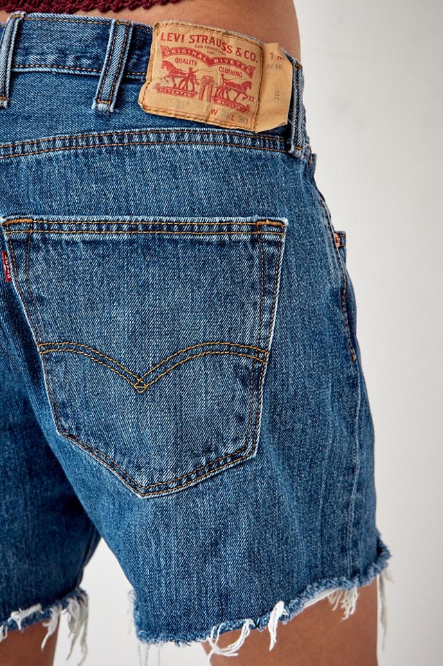 Short en jean bleu vintage Urban Renewal #3