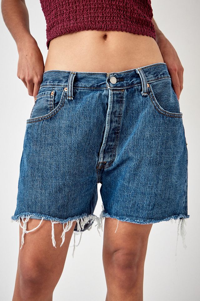 Short en jean bleu vintage Urban Renewal #4