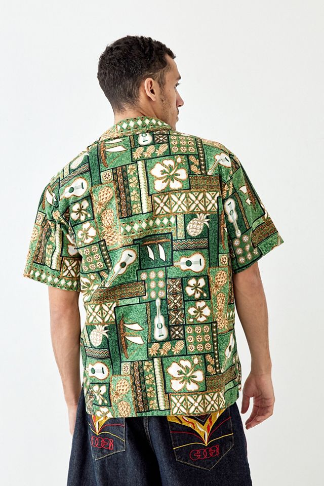 Urban Renewal Vintage - Chemise hawaïenne verte #4
