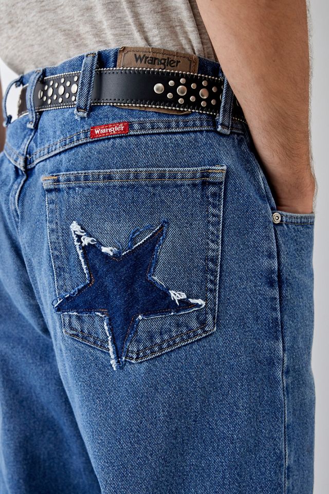 Jeans Applique Stella Lavaggio Chiaro Rifatti da Vintage Urban Renewal #8