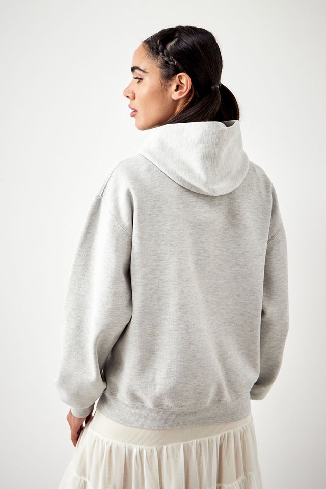 Urban Renewal Remade From Vintage Floral Embroidered Grey Hoodie  #4