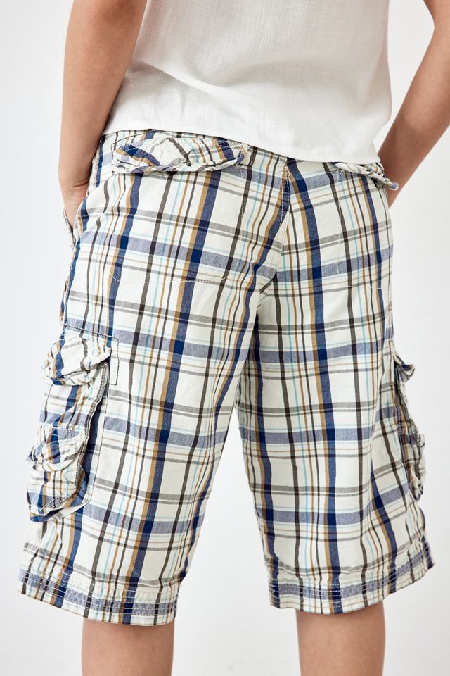 Urban Renewal Vintage - Short cargo à carreaux clairs​​​​​​​ #8