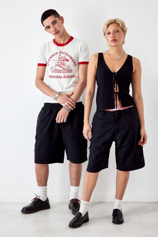 Urban Renewal Vintage Black Cargo Shorts