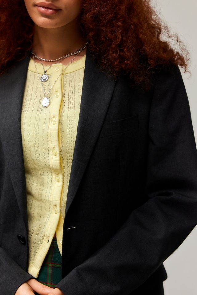 Urban Renewal Vintage Charcoal Suit Blazer  #2
