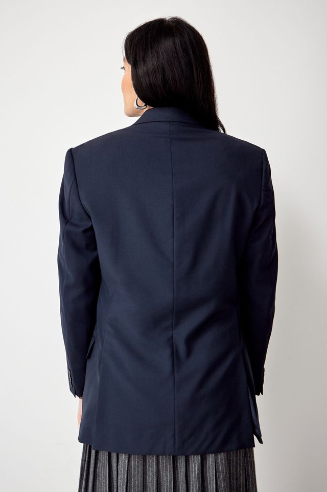 Urban Renewal Vintage Navy Suit Blazer  #4