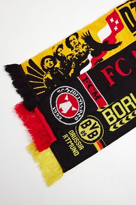 Urban Renewal Vintage Black Football Scarf
