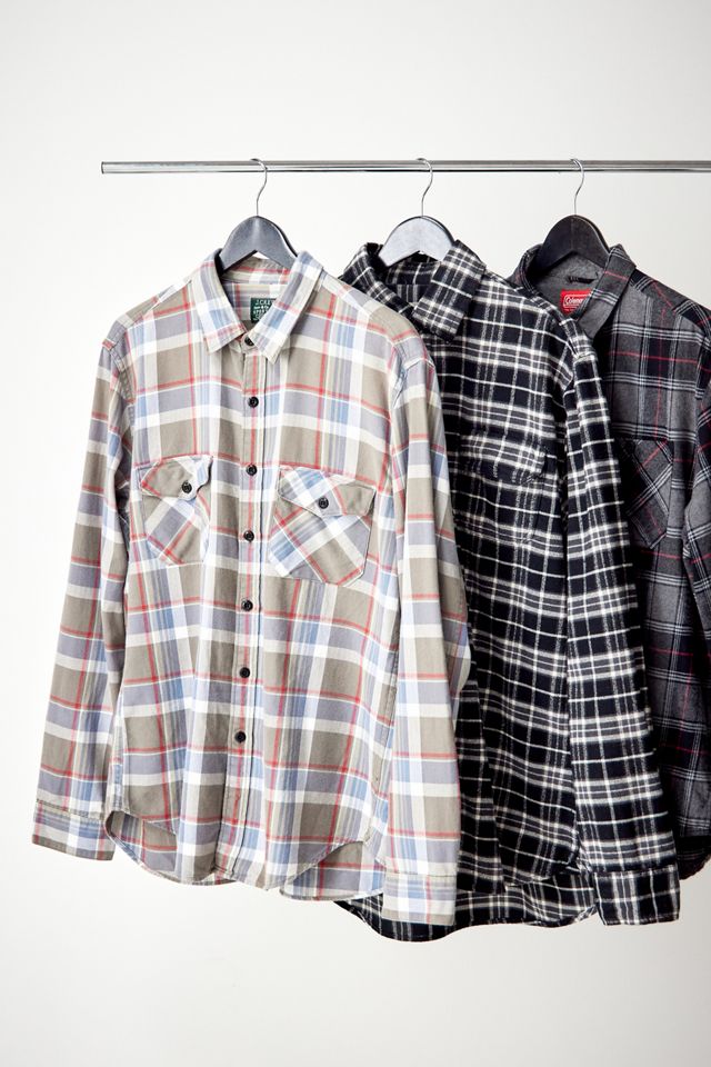 Urban Renewal Vintage Black Flannel Shirt #1