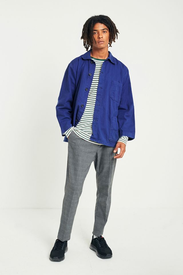 Urban Renewal Vintage Customised Blue Work Jacket #1