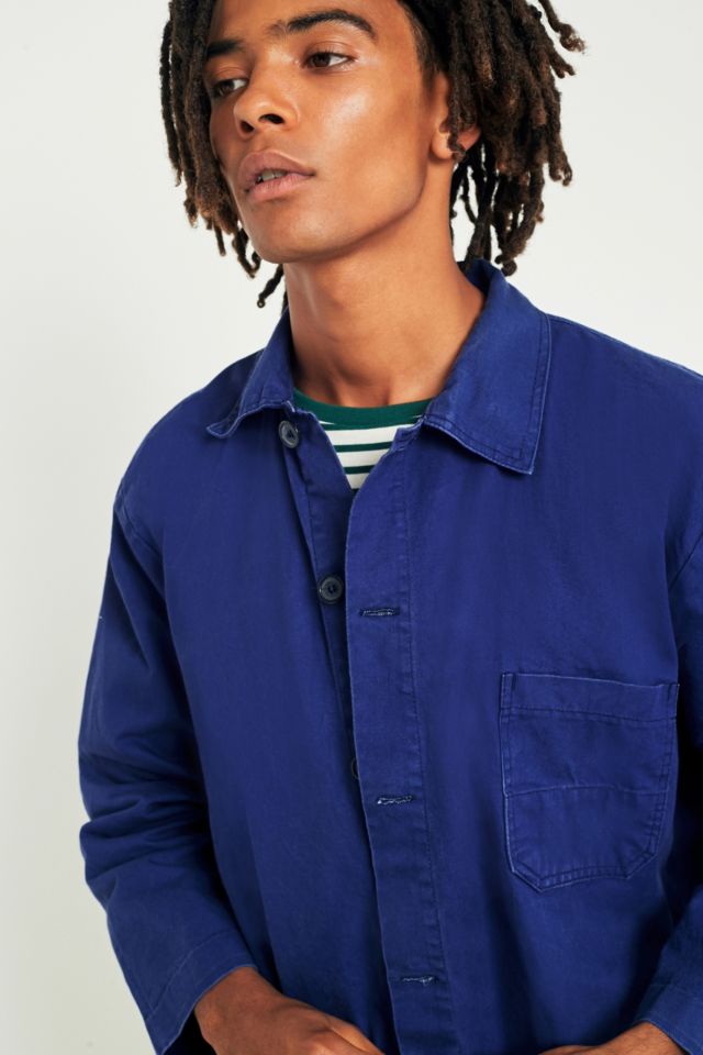 Urban Renewal Vintage Customised Blue Work Jacket | Urban Outfitters UK