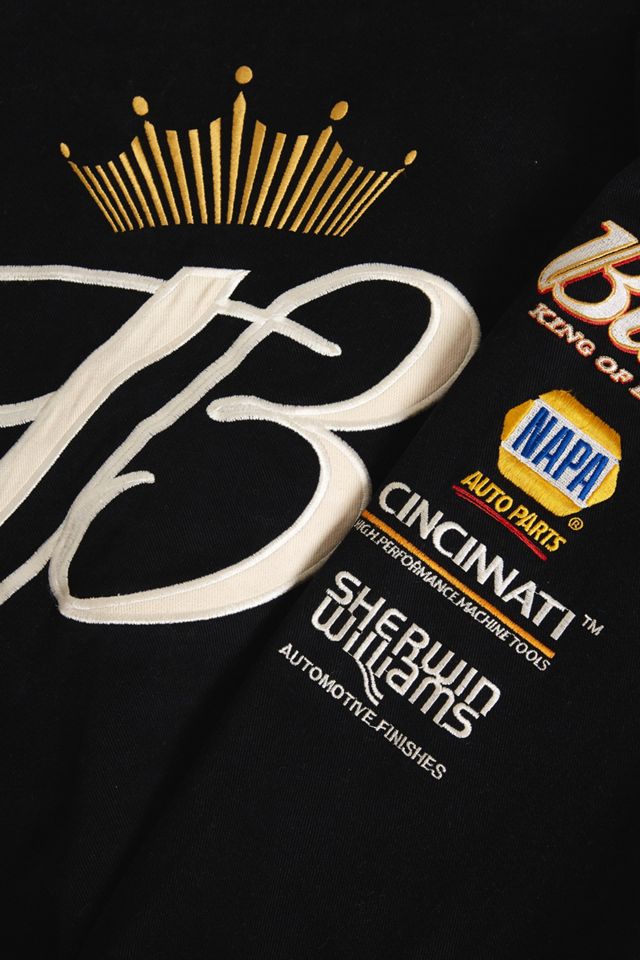 Urban Renewal Vintage One-of-a-Kind Budweiser Black NASCAR Jacket #2