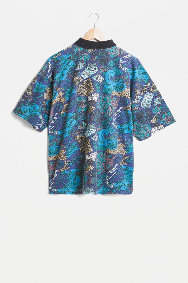 Urban Renewal Vintage Patterned Men's Short-Sleeve Polo Shirt #3