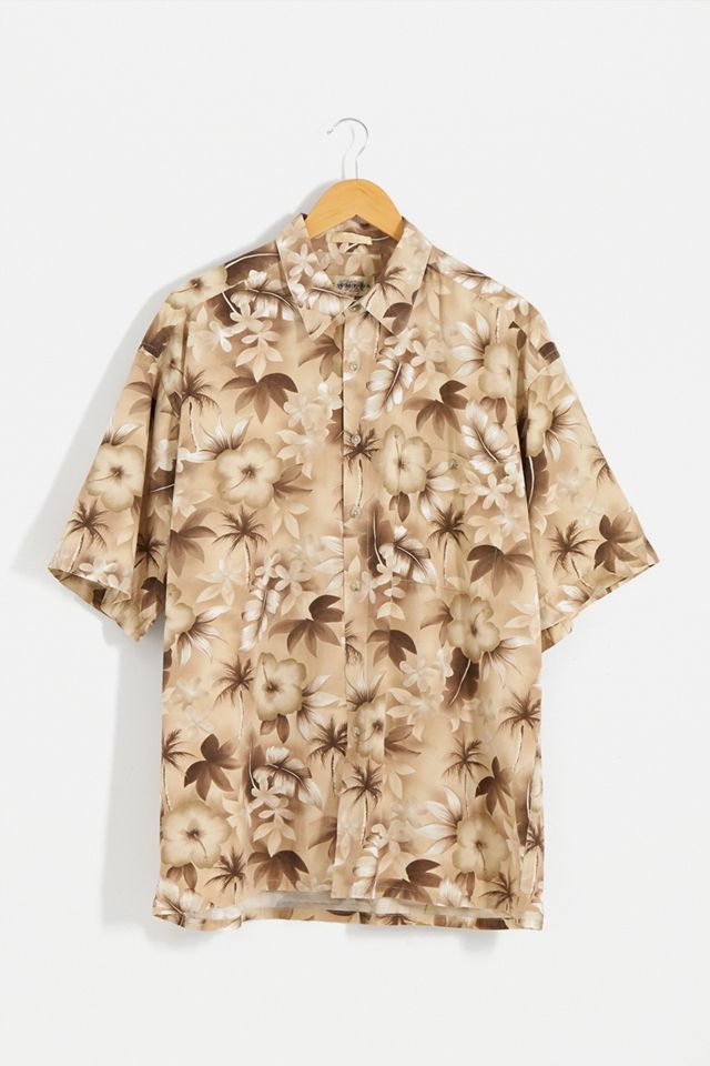 Urban Renewal Vintage - Chemise hawaïenne beige #1