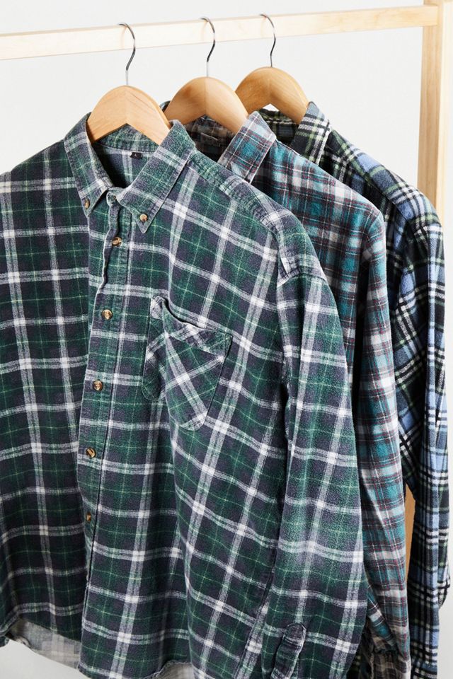 Urban Renewal Vintage - Chemise à carreaux verte #1