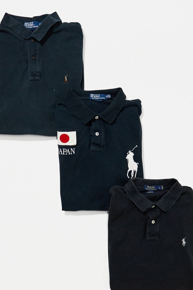 Urban Renewal Vintage Black Polo Ralph Lauren Polo Shirt | Urban Outfitters  UK