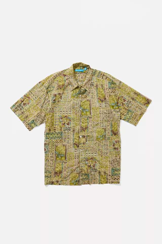 urbanoutfitters.com | Urban Renewal Vintage Beige Print Shirt