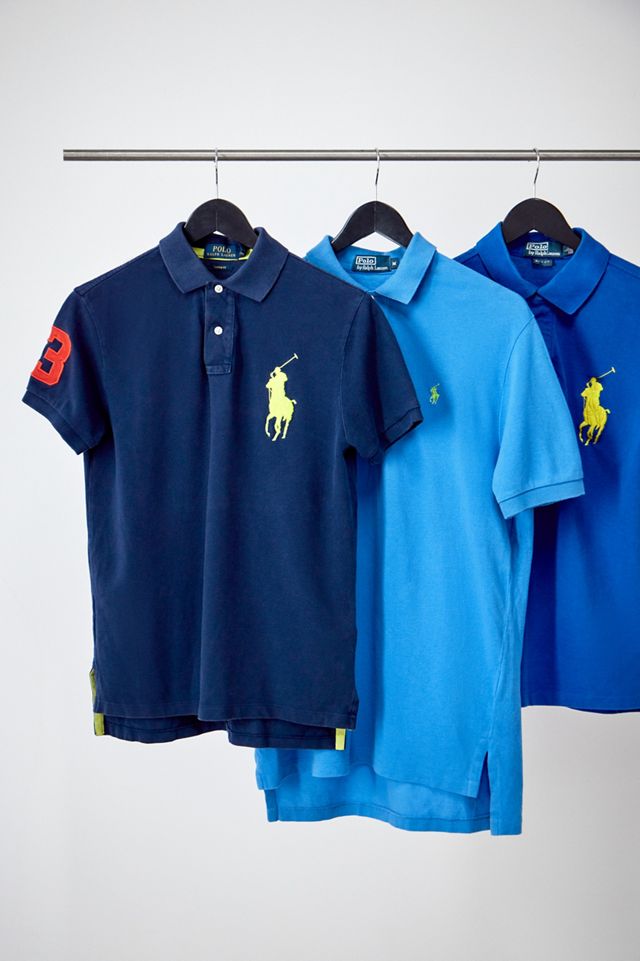 Urban Renewal Vintage - Polo Designer bleu #1