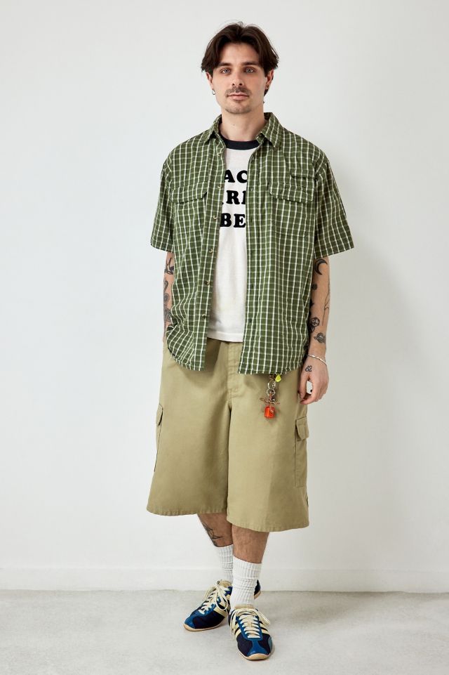 Beige best sale dickies shorts