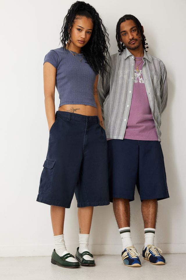 Urban Renewal Vintage Navy Dickies Shorts #4