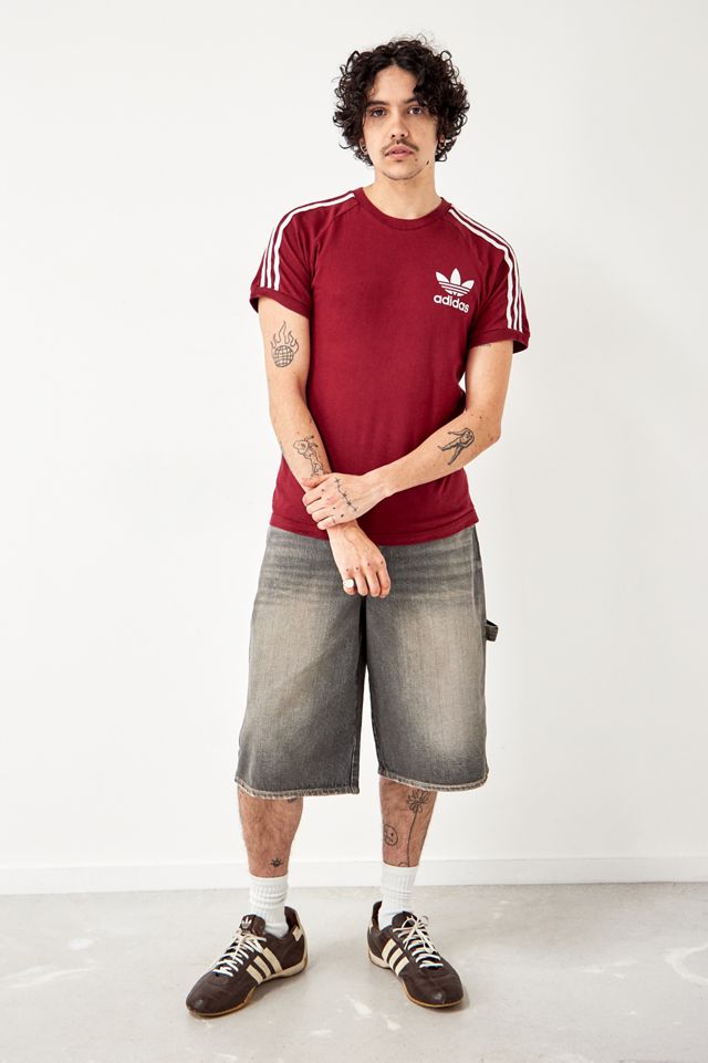 Urban Renewal Vintage Red adidas California T-Shirt  #2