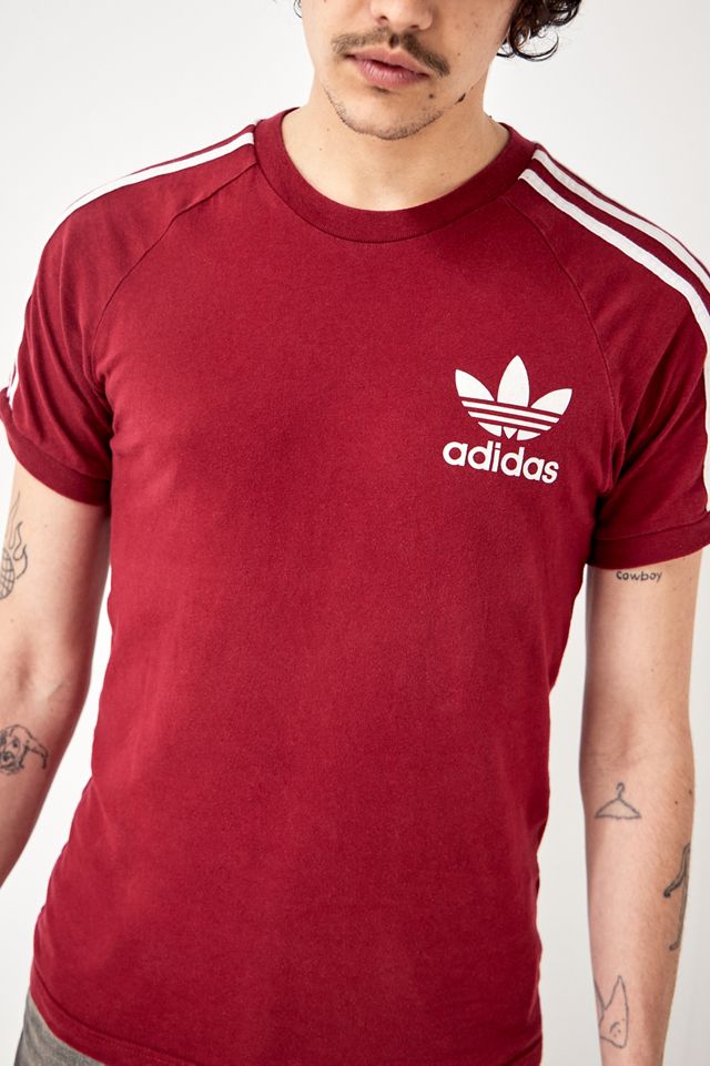 Urban Renewal Vintage Red adidas California T-Shirt  #3