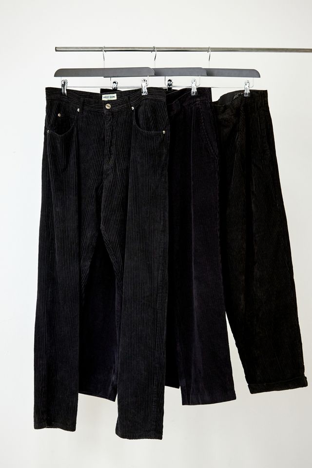 Pantalons en velours côtelé noir jumbo Urban Renewal Vintage #1