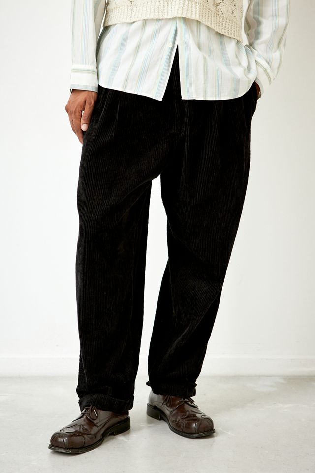 Pantalons en velours côtelé noir jumbo Urban Renewal Vintage #2