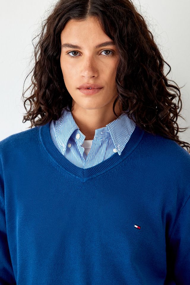 Pull en maille bleu de marque vintage Urban Renewal #2