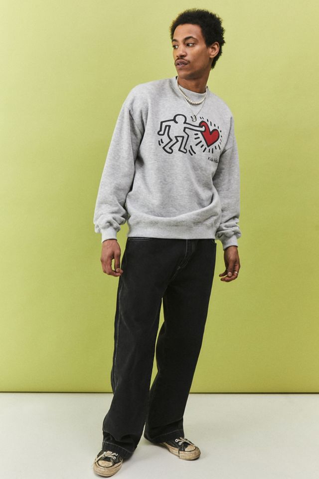 Urban Renewal Archive © Keith Haring Foundation Heart Sweatshirt #1