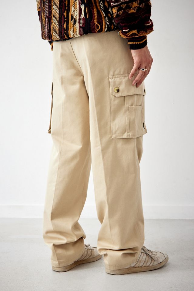 Urban Renewal Remade From Vintage - Pantalon cargo imprimé Flow beige #4