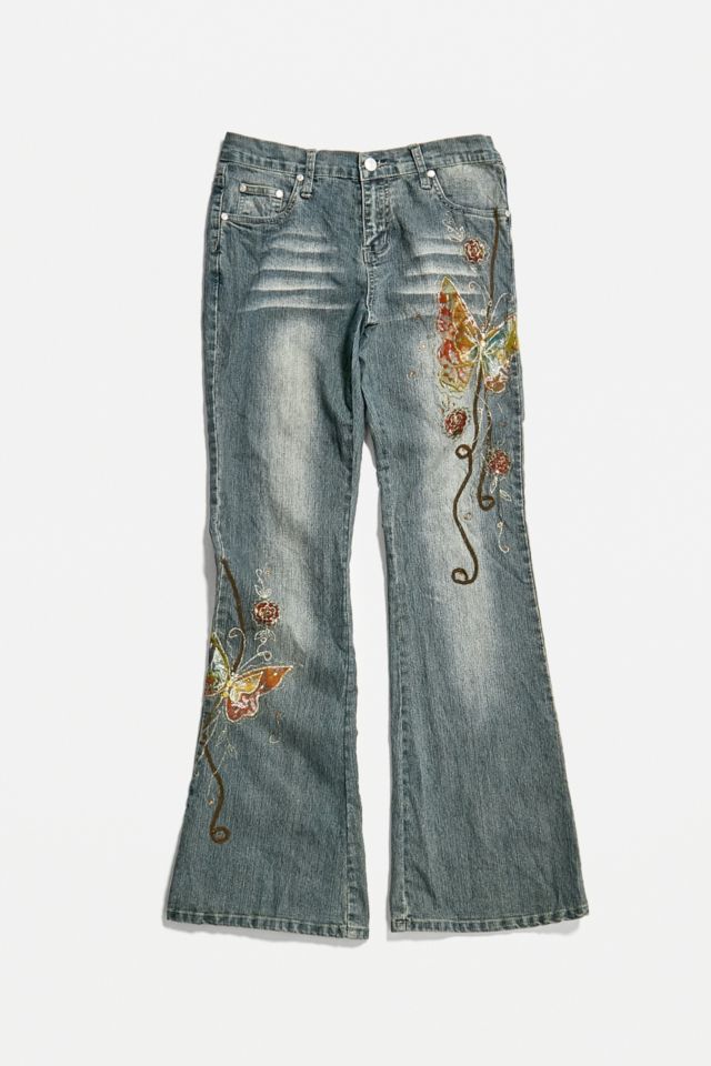 Urban Renewal Vintage Y2K Embellished Jeans