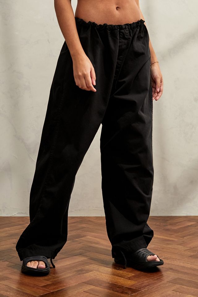 Urban Renewal Salvaged Deadstock Black Wind Pants Urban Outfitters UK