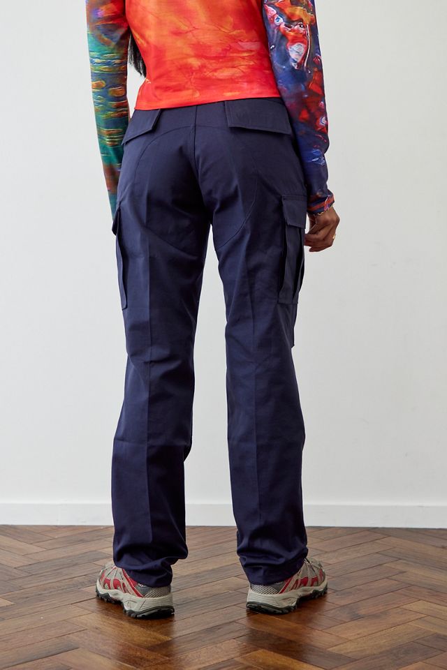 Pantalon cargo en ripstop bleu marine récupéré Urban Renewal #2