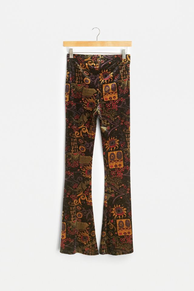 Urban Outfitters Archive 60s Floral Cross-Front Flare Pants