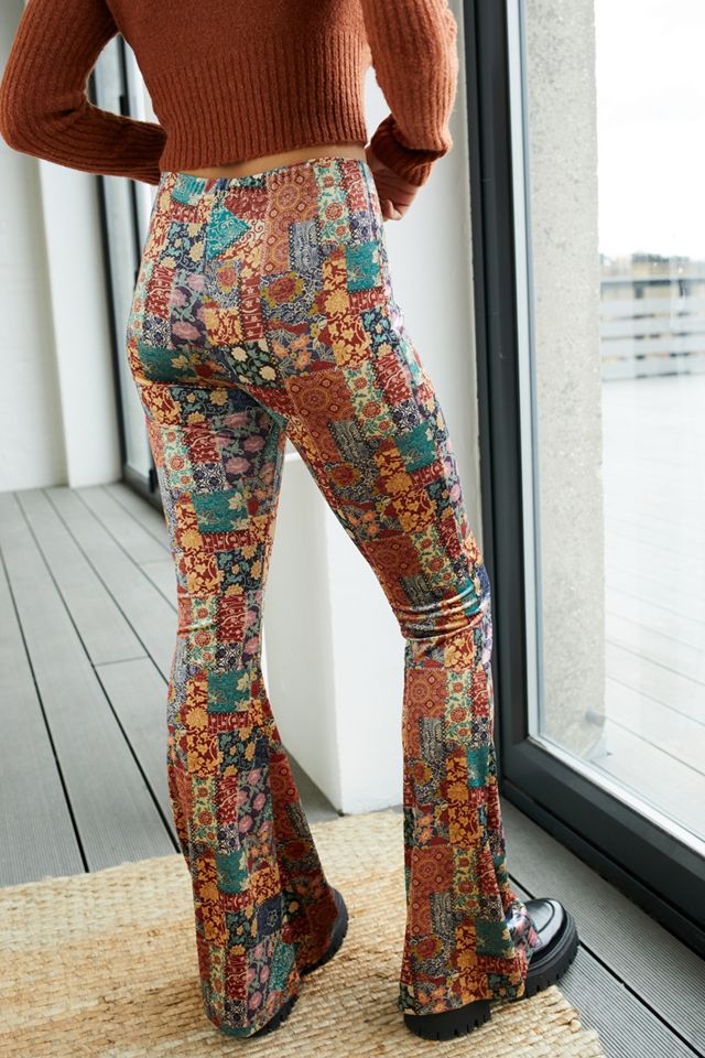 Urban Outfitters Archive - Pantalon évasé patchwork motif tapisserie  #2