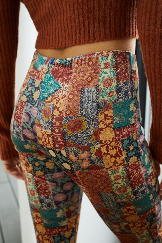 Urban Outfitters Archive - Pantalon évasé patchwork motif tapisserie  #3
