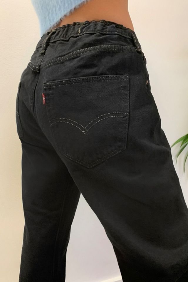 Urban Renewal Remade From Vintage Levi's Black Baggy Jeans #1