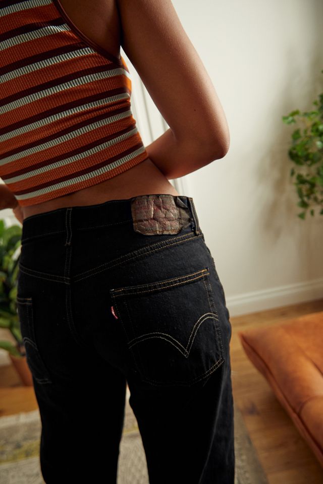 Urban Renewal Remade From Vintage Overdyed Black Levi's Jeans #3