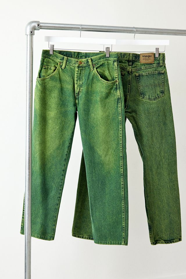 Jeans Wrangler Verde Vintage Urban Renewal #1