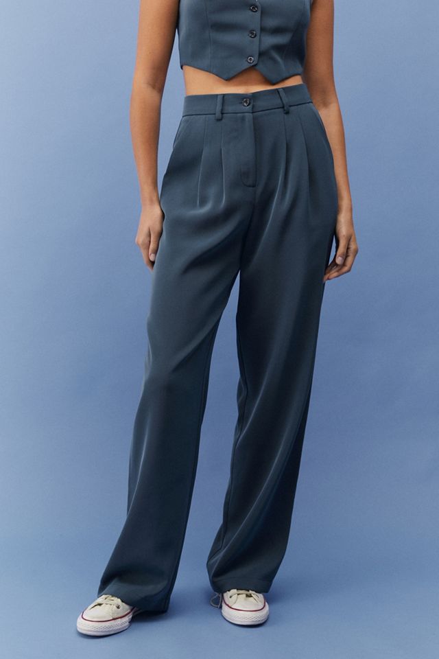 Urban Outfitters Archive Pantaloni Pozzanghera Blu Polvere #2