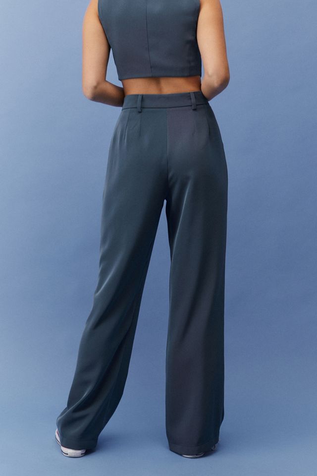 Urban Outfitters Archive Pantaloni Pozzanghera Blu Polvere #3