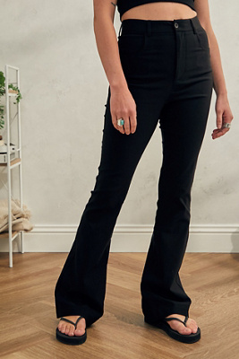 パンツ 00s archive black flare slacks sullen Urban Renewal Archive Black Tailored Flare Trousers | Urban