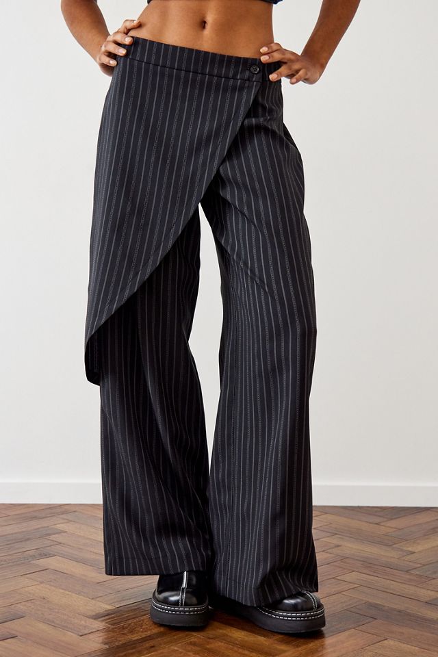 Archive At UO Black Kali Triple Pinstripe Trousers #1