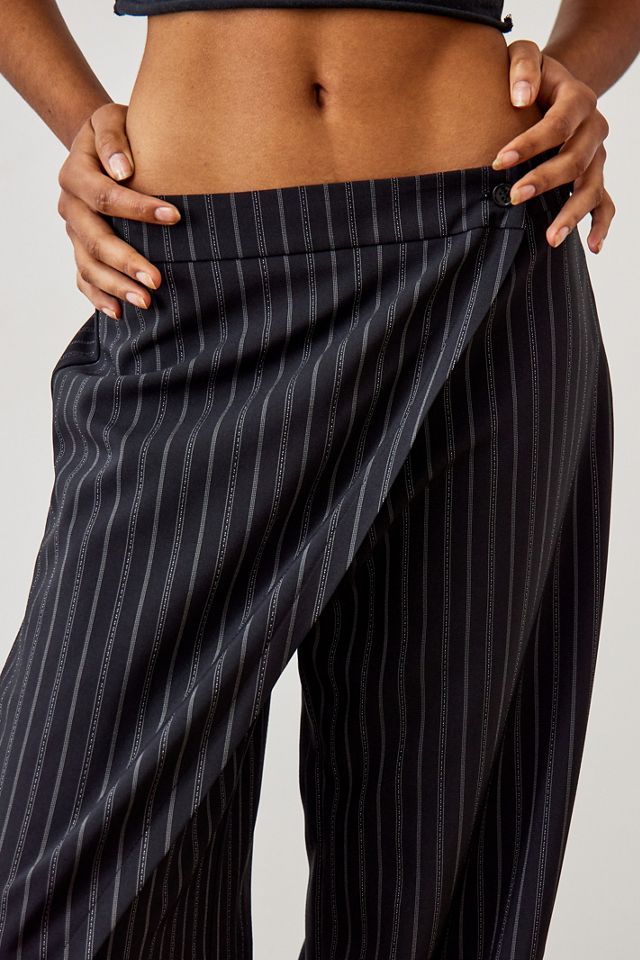 Archive At UO Black Kali Triple Pinstripe Trousers #2