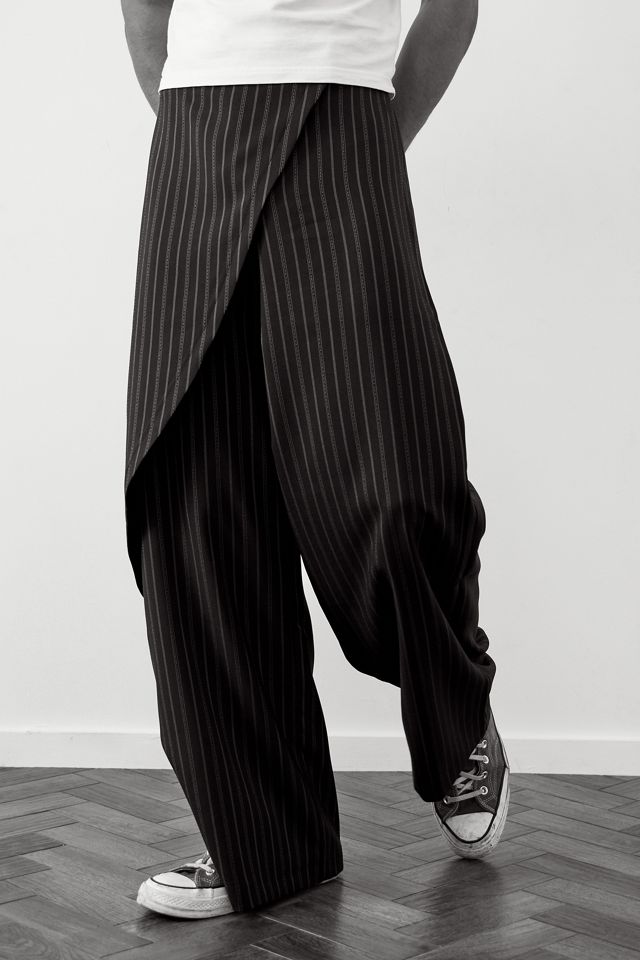 Archive At UO Black Kali Triple Pinstripe Trousers #4