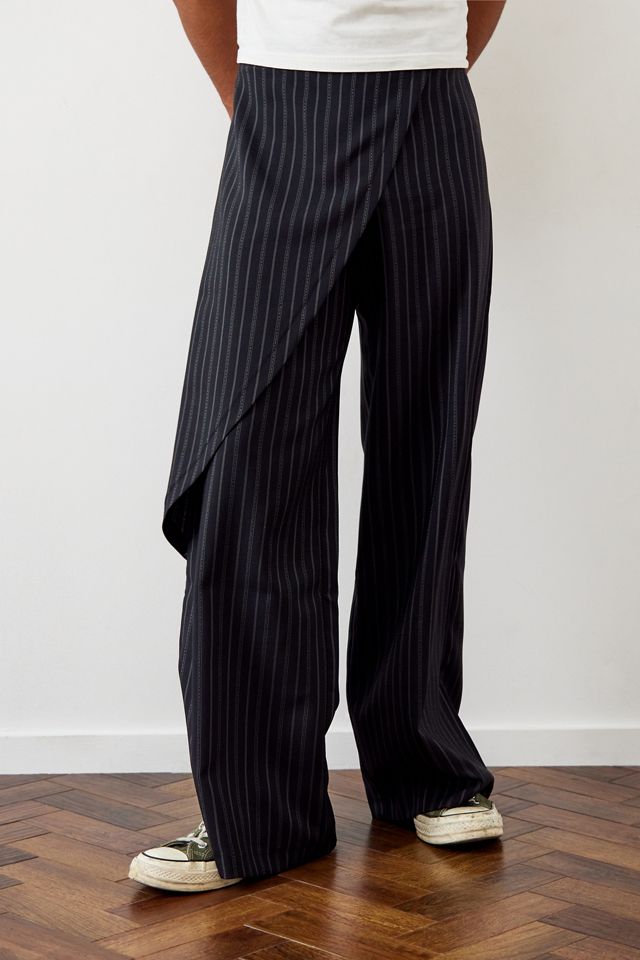 Archive At UO Black Kali Triple Pinstripe Trousers #8